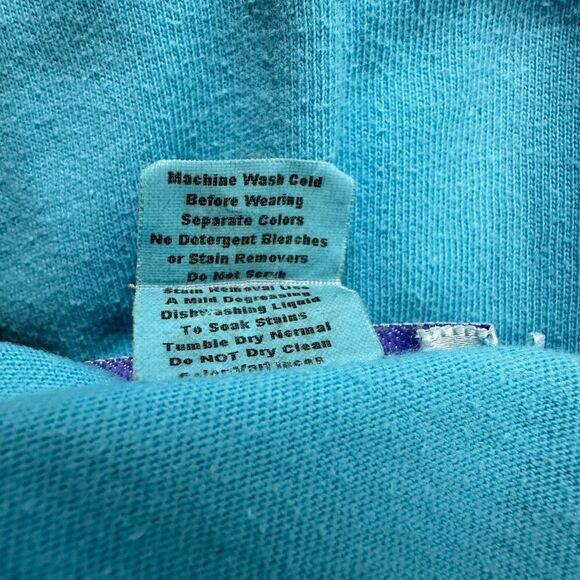 Fresh Produce Women's L Sleeveless Tank Dress Aqua Blue 100% Cotton Casual Basic - Picture 8 of 10